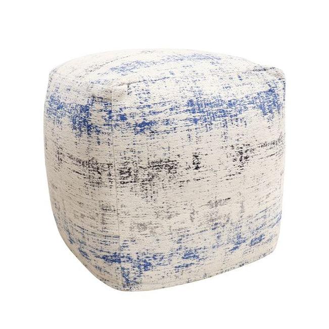 Canvello Home Grandcanyon Distressed Cotton Pouf