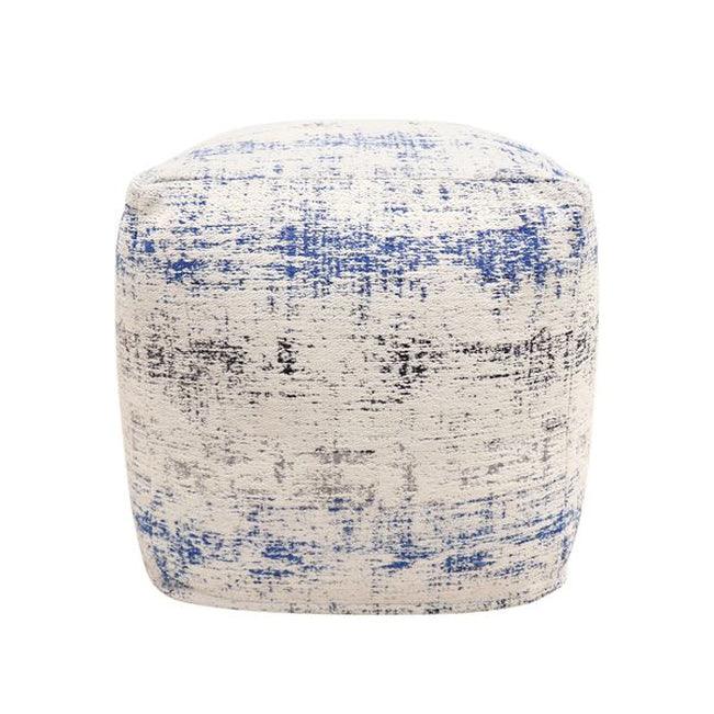 Canvello Home Grandcanyon Distressed Cotton Pouf